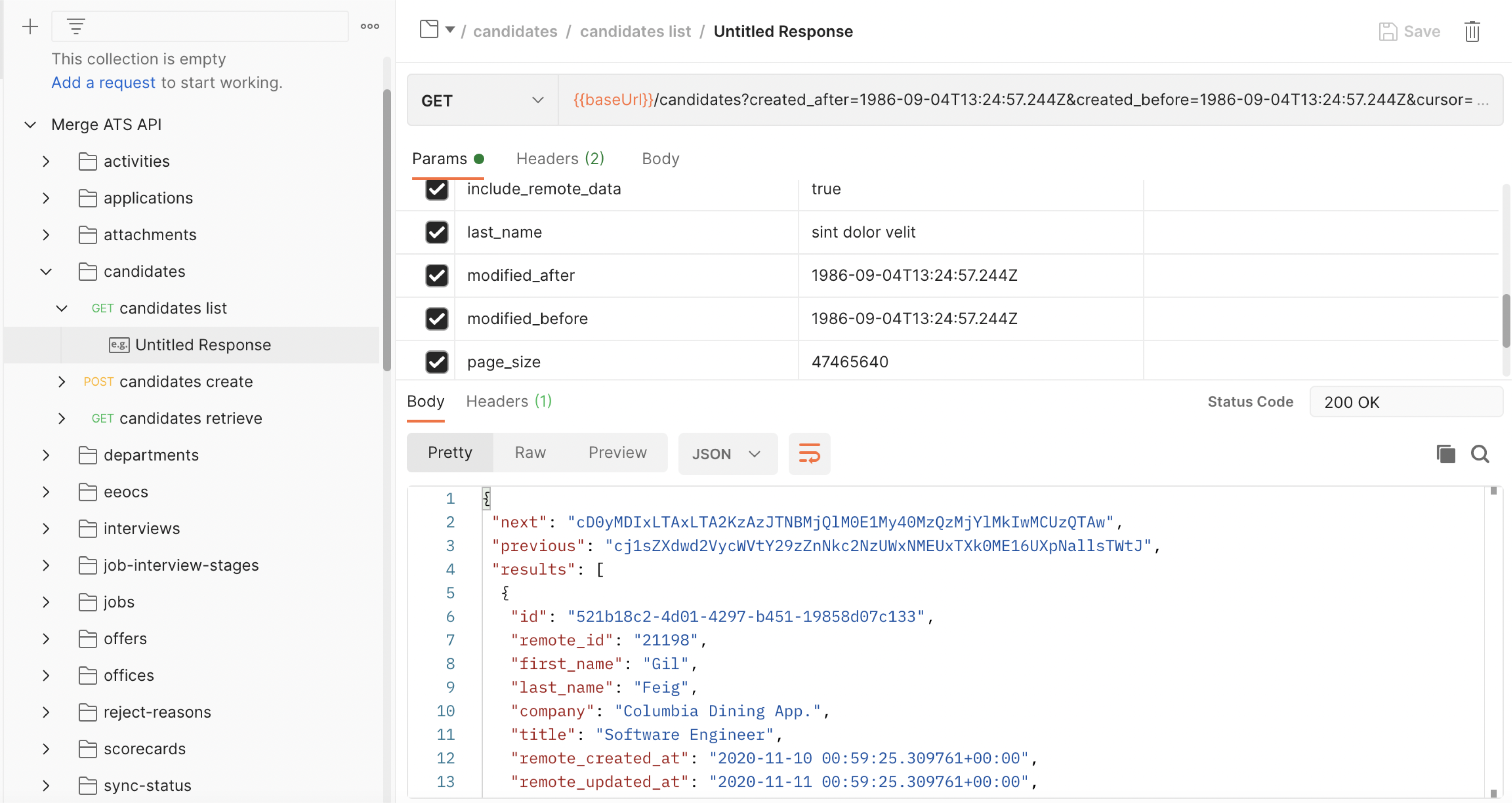 Imported endpoints